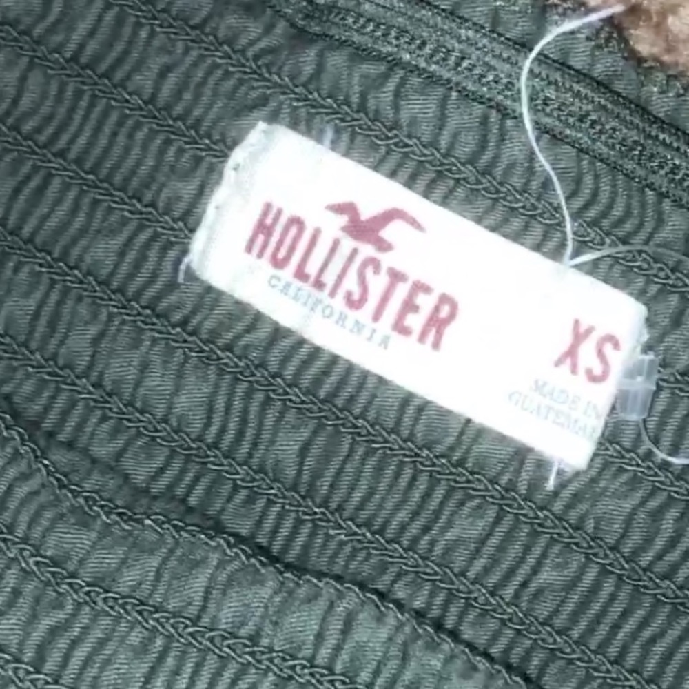 Green off shoulder shirt from Hollister never worn